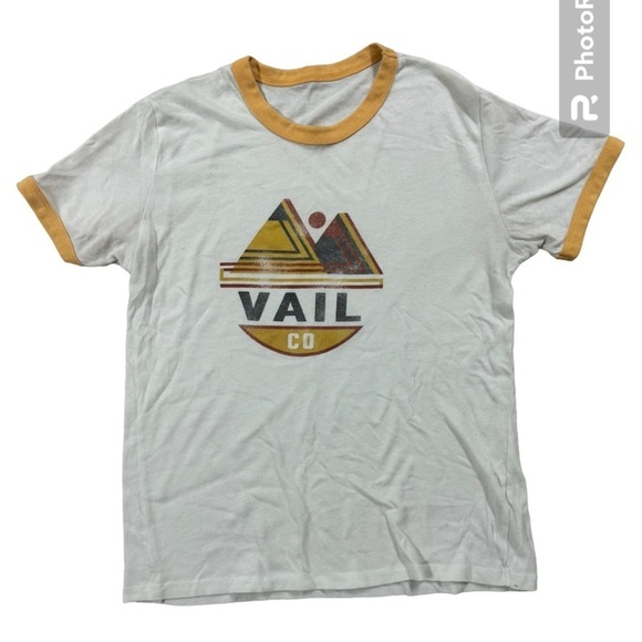 Vail 70s style T-shirt | size large - Picture 1 of 4